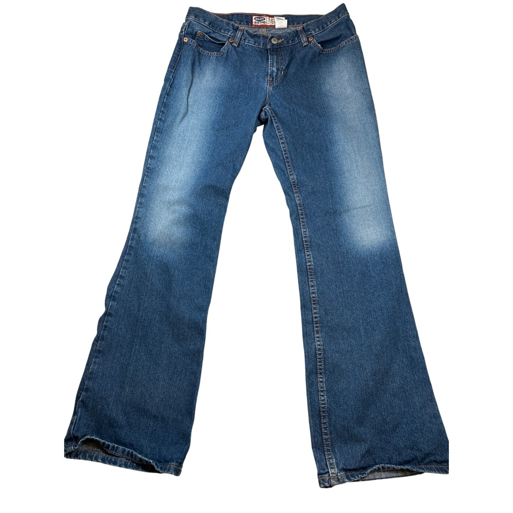 Old Navy Blue Jeans Womens 10 Medium Wash Flare 100% Cotton Vintage Y2K 32x30